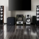 Brampton home audio system installation by PowerSol. Immersive sound experience.