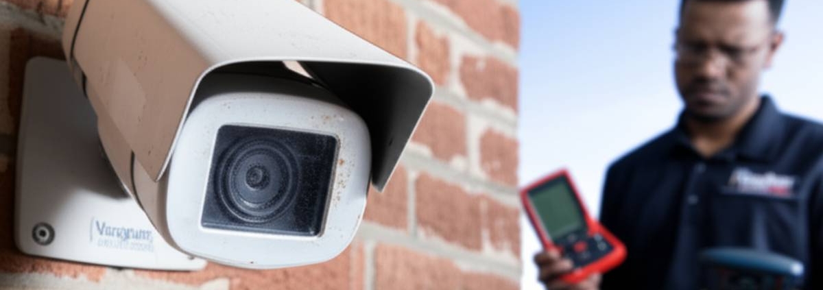 Broken security camera Vaughan. Call PowerSol for security camera repair!