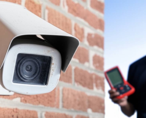 Broken security camera Vaughan. Call PowerSol for security camera repair!