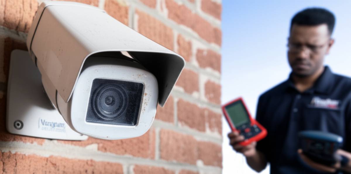 Broken security camera Vaughan. Call PowerSol for security camera repair!