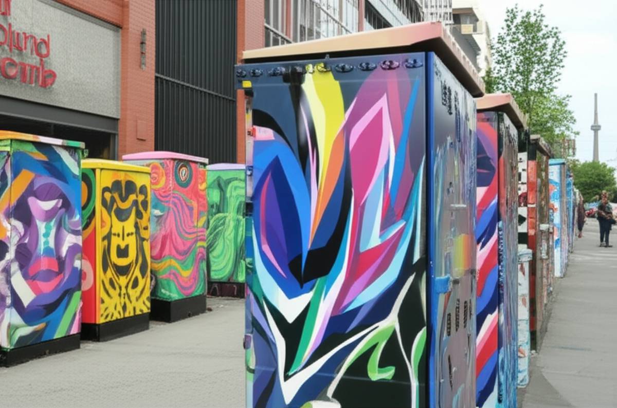 decorated electrical boxes in Toronto