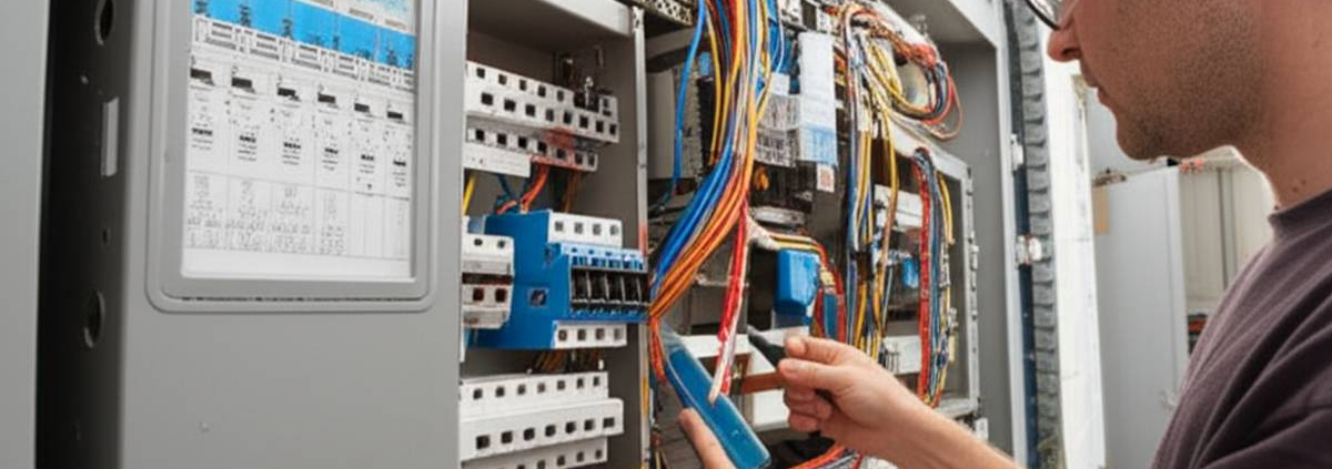 Keswick electrical panel upgrade: Before messy wires, after clean & safe install.