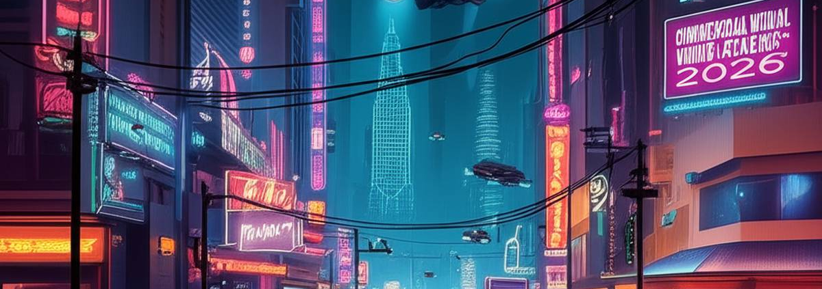 GTA-style futuristic cityscape: Commercial wiring trends 2026 in Toronto.