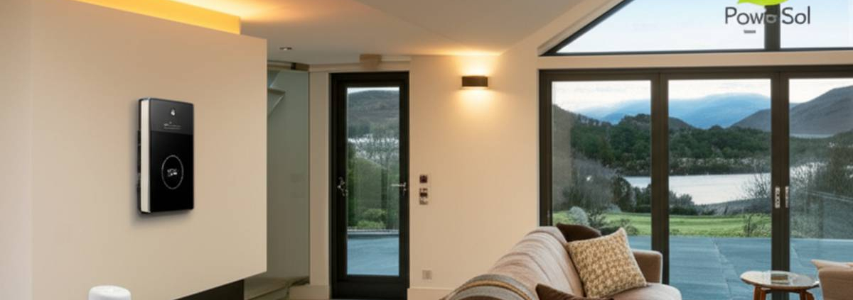 Smart home Keswick living room: Automated lighting, smart thermostat, voice control, scenic Lake District view.