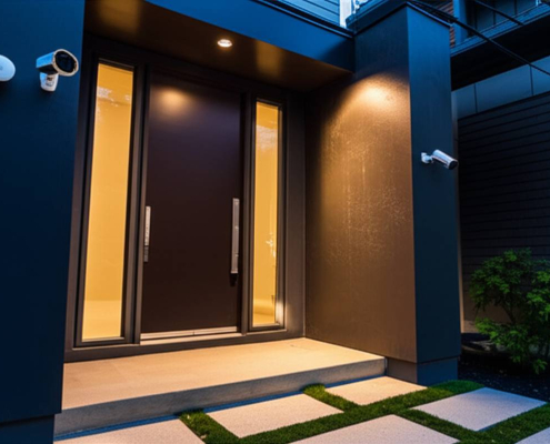 Toronto home security system: low voltage lighting & cameras by PowerSol.