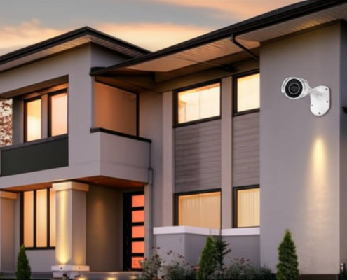 GTA home security: Low voltage system with outdoor cameras & smart integration.