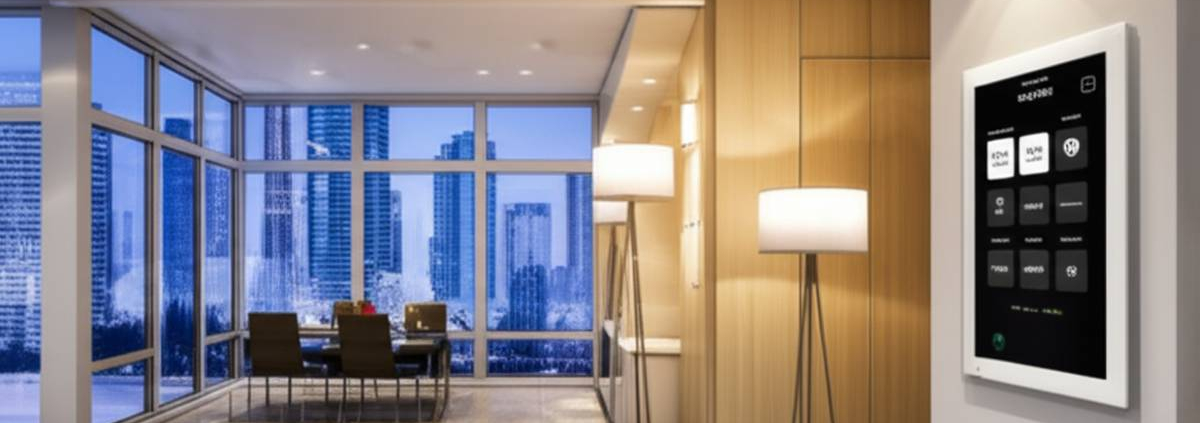 Smart lighting Toronto 2025: Modern home interior with advanced lighting control.