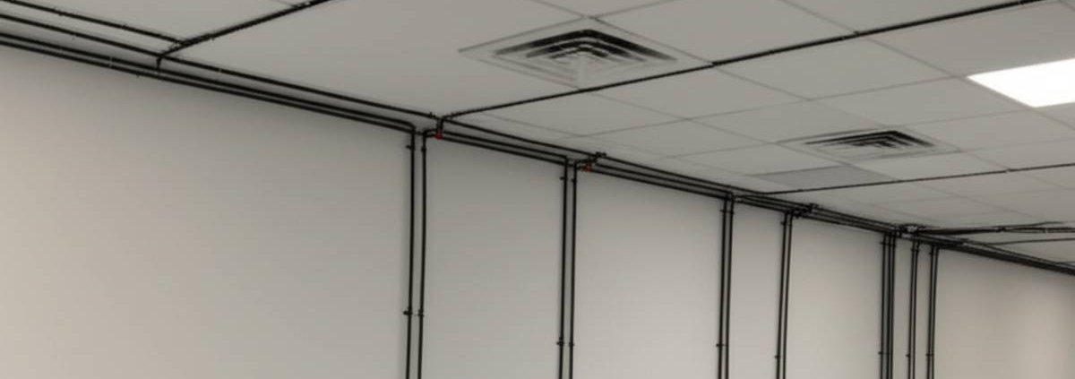 Commercial low voltage wiring installation in Keswick by PowerSol.ca