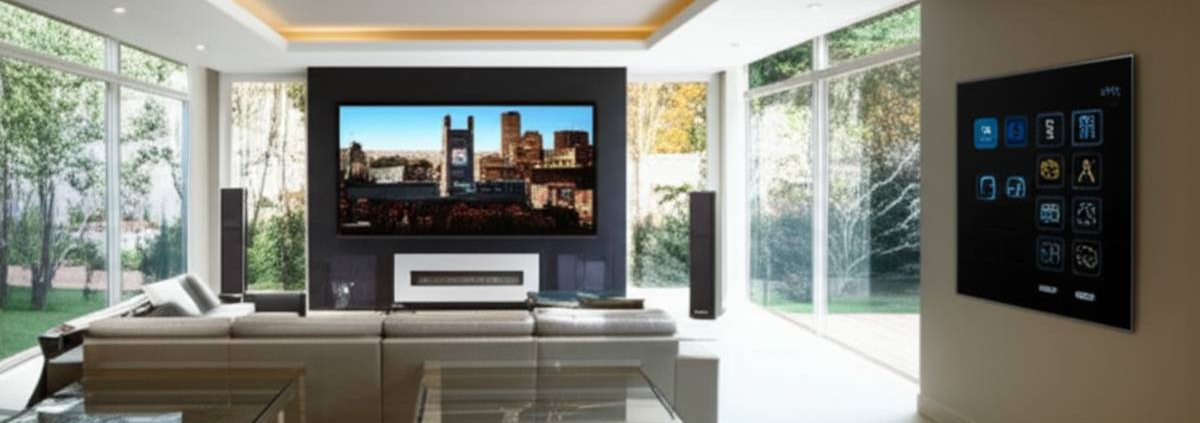 Keswick smart home theater installation by PowerSol: immersive, integrated tech.