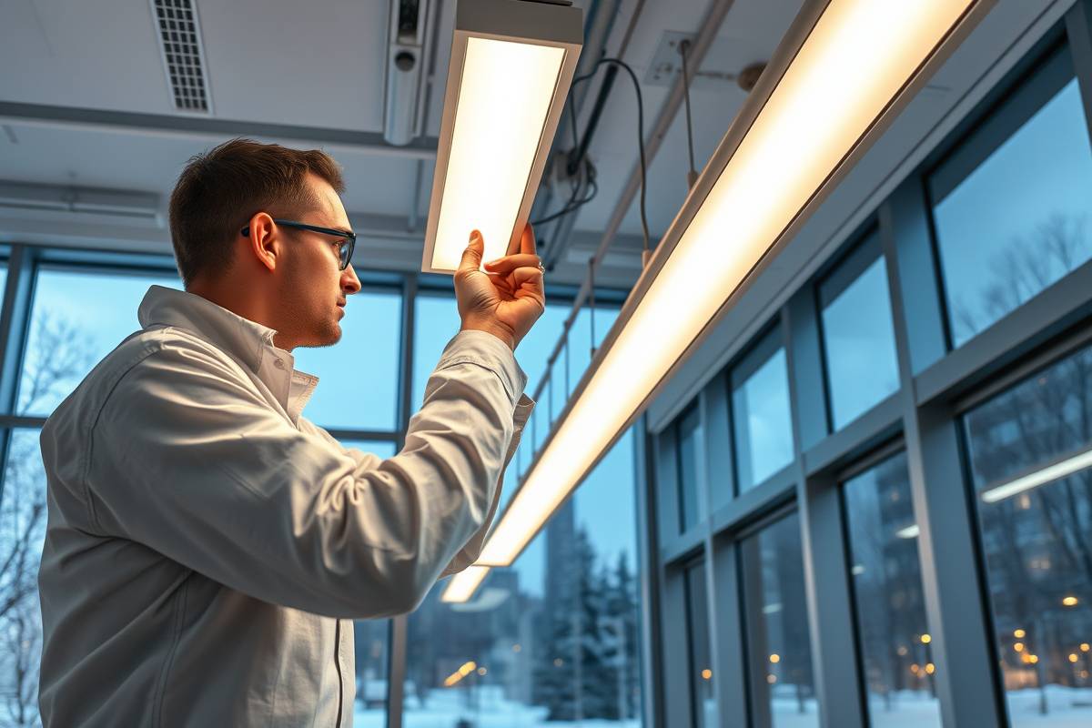 Smart lighting Toronto winters installation by PowerSol