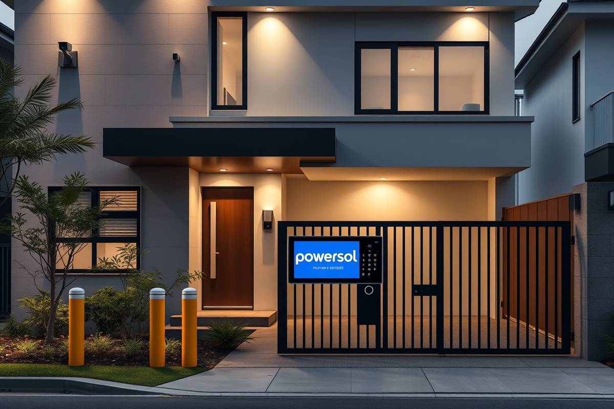 A modern smart home with integrated security cameras protecting against urban risks, illustrating Best Smart Security Cameras for GTA Homes: Protect Against Urban Risks