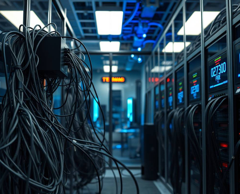 Chaotic network cabling in GTA small business - PowerSol fixes downtime issues