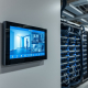 PowerSol provides modern smart home solutions, debunking common Smart Home Myths with this sleek control panel managing lighting and security.