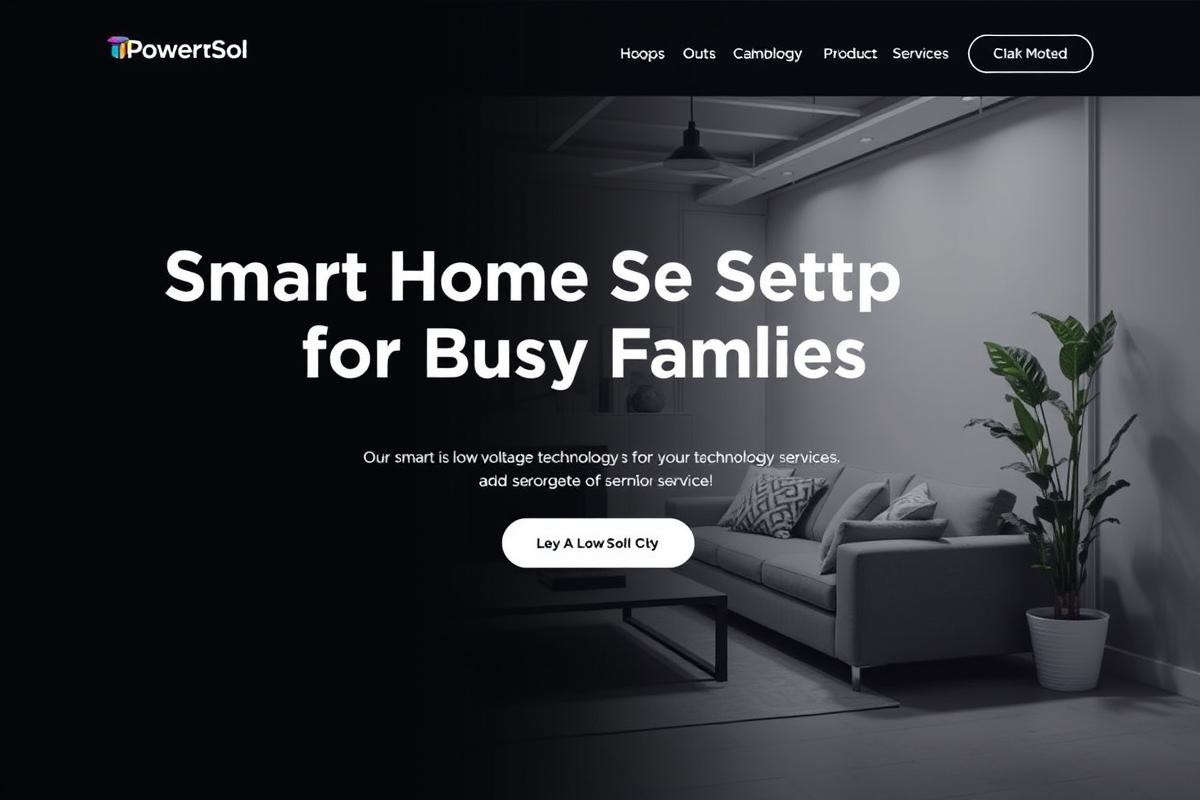 Smart Home Setup for Busy Families - PowerSol GTA