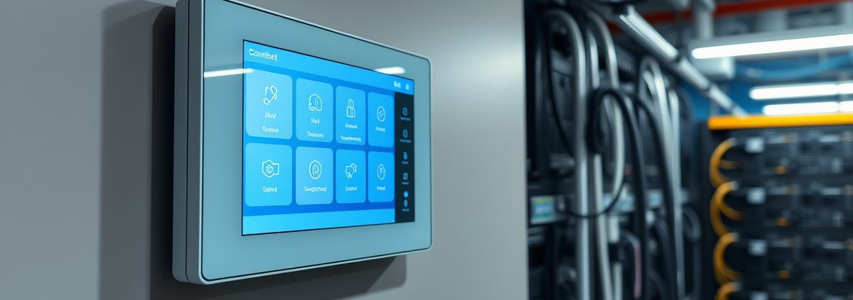 Matter Smart Home Toronto control panel by powersol, showing seamless integration, smart lock, and structured cabling for advanced living.